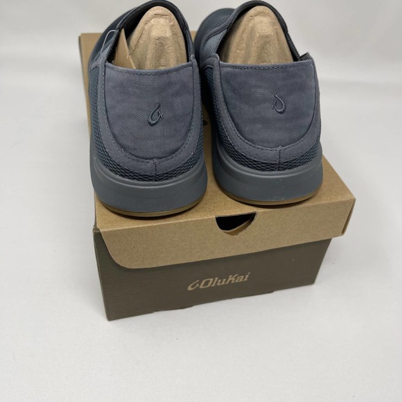 Olukai Ki‘ihele Convertible Heel Slip-On Sneakers in Wind Grey Size 7.5 New - Picture 5 of 7